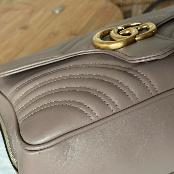 Gucci Marmont  Zip Around Top Handle Lady Web strap - Picture 11 of 16